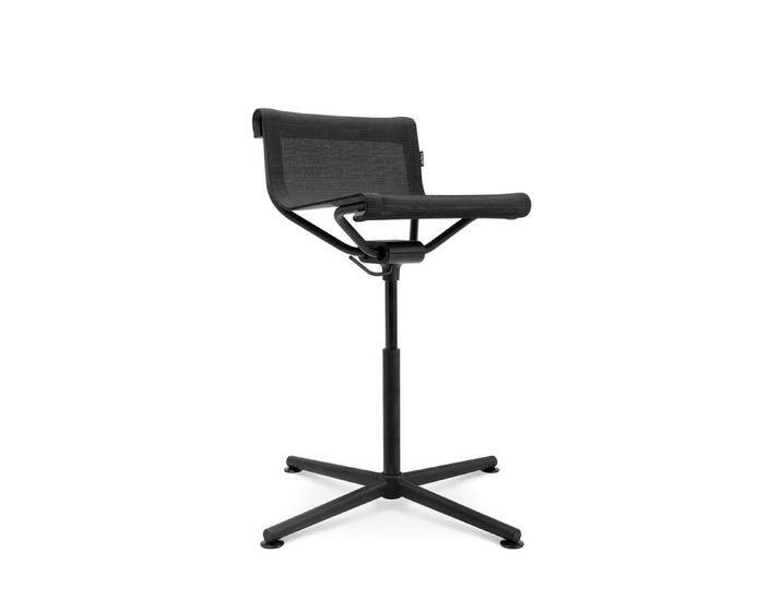 Barhocker D1 Highstool Wagner schwarz, Designer Stefan Diez, 72-90x77x77 cm von CAIRO