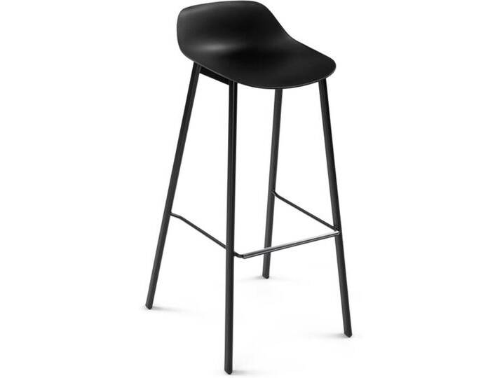 Barsitz BarLouis schwarz, Designer Perfecta, 97x44.5x50.5 cm von CAIRO