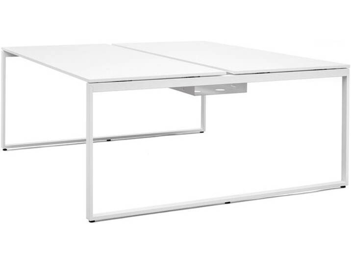 Doppel-Schreibtisch Pop Bench Square, Designer Frezza, 74x180x165 cm von CAIRO
