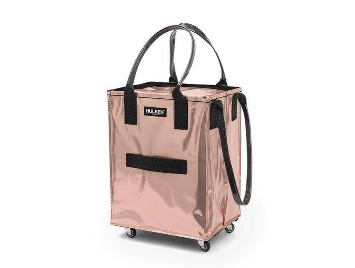 Einkaufstragetasche mit Rollen, medium Hulken Bag Hulken gold, Designer Alex & Yoni Sheleq, 56x40x30 cm von CAIRO