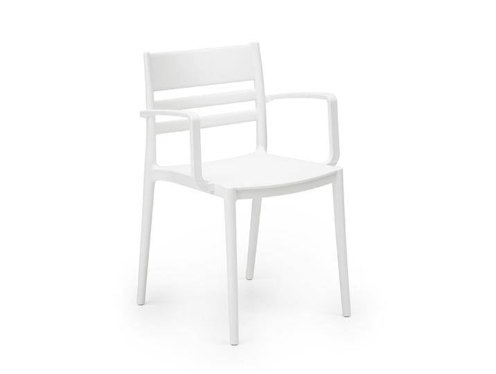 Esszimmerstuhl Lambda weiß, 81x56x53.5 cm von CAIRO