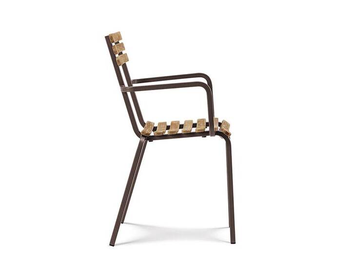 Esszimmerstuhl Laren Ethimo braun, Designer Ethimo Design Studio, 85x55x50 cm von CAIRO