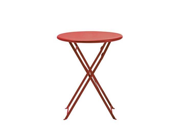 Falttisch Flower Ethimo rot, Designer Ethimo Design Studio, 75 cm Falttisch Flower Ethimo rot, Designer Ethimo Design Studio, 75 cm von CAIRO