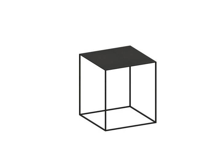 Guéridon Slim Irony Low Table Zeus schwarz, Designer Maurizio Peregalli, 46x41x41 cm von CAIRO