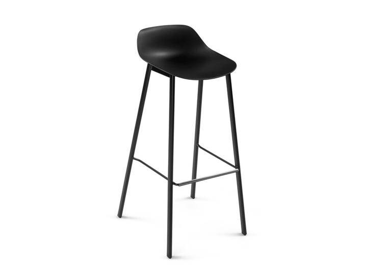 Hochstuhl BarLouis schwarz, Designer Perfecta, 97x44.5x50.5 cm von CAIRO
