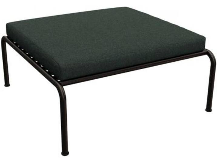 Hocker Avon Houe Gestell Stahl schwarz pulverbeschichtet, Designer Henrik Pedersen, 30.5 / mit Kissen 40.5x81.2x81.2 cm von CAIRO