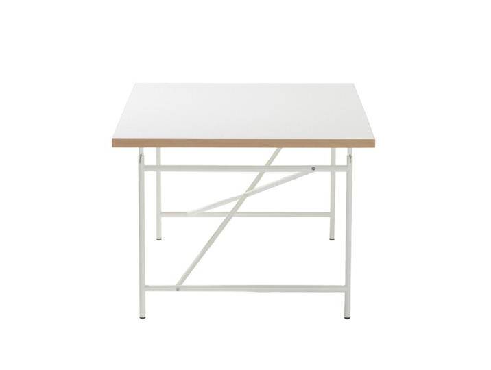 Kinderschreibtisch Eiermann Richard Lampert Gestell weiß, Designer Prof. Egon Eiermann, 55-72x120x70 cm von CAIRO