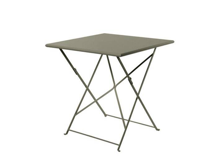 Klapp-Tisch Flower Ethimo grün, Designer Ethimo Design Studio, 75x80x80 cm von CAIRO