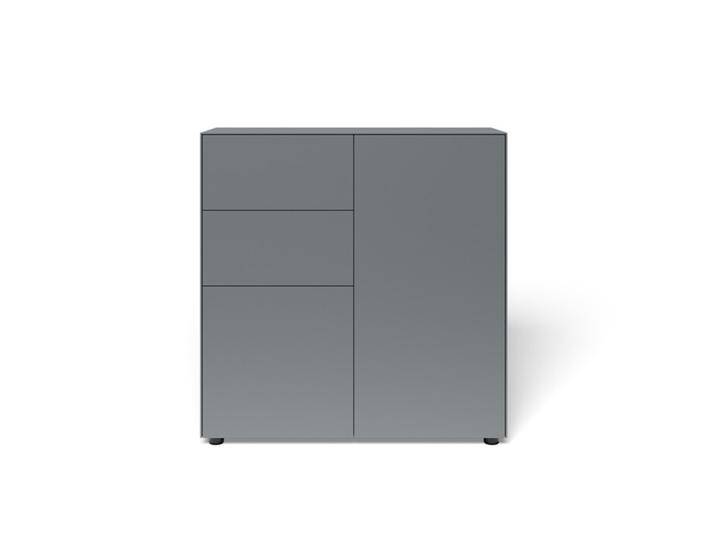 Kombinations-Kommode F40 grau, Designer form1, 98x96x48 cm von CAIRO