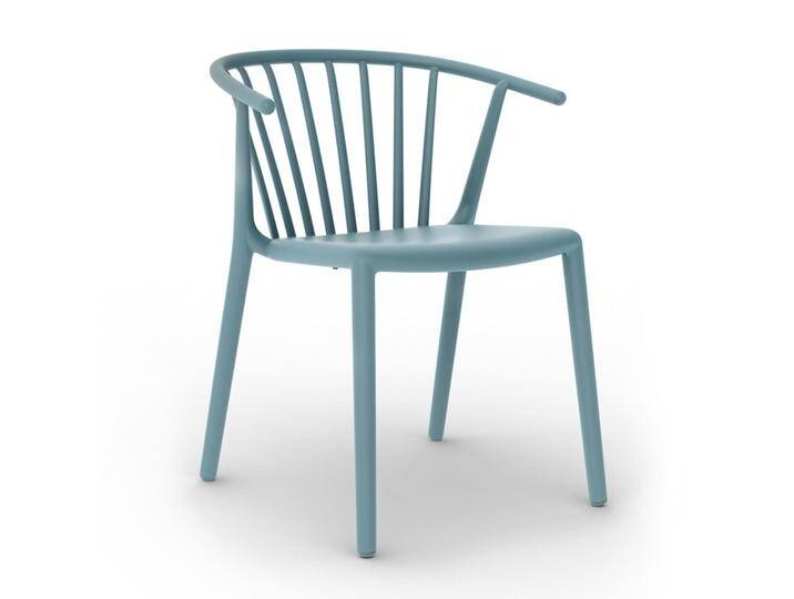 Küchenstuhl Woody Grupo Resol blau, Designer Josep Lluscà, 74.2x59x56.5 cm von CAIRO