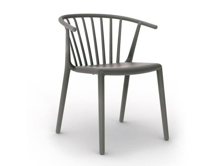 Küchenstuhl Woody Grupo Resol grau, Designer Josep Lluscà, 74.2x59x56.5 cm von CAIRO