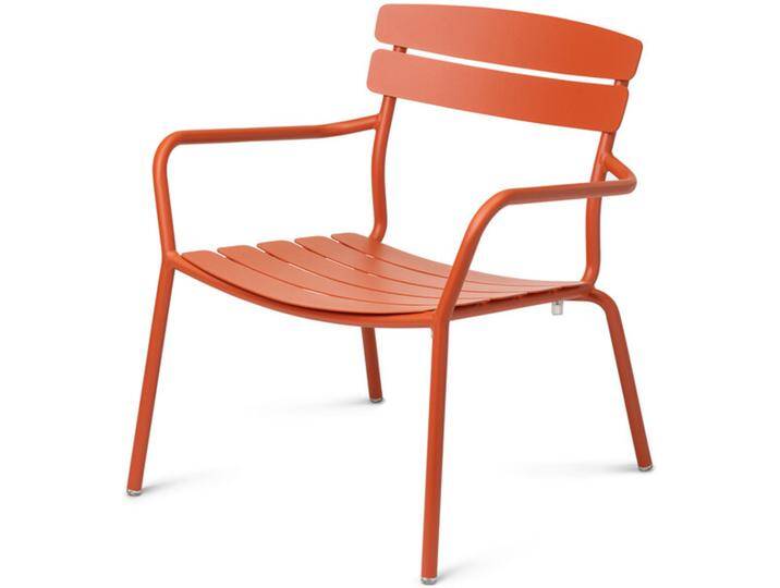 Lounge Sessel Granada Aluminium orange, 75x68.2x69.5 cm von CAIRO
