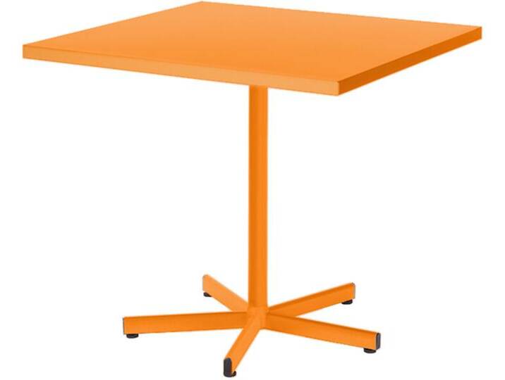 Metall-Tisch Basic Color Schaffner AG orange, Designer Schaffner, 72x70x70 cm von CAIRO
