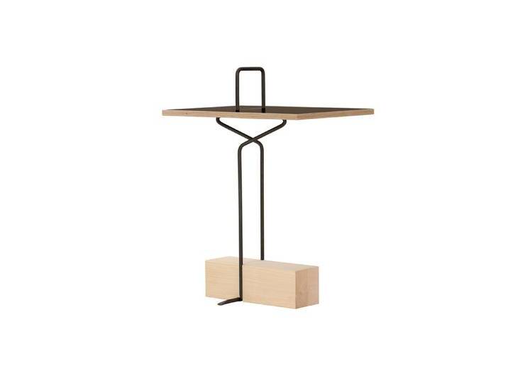 Nils Holger Moormann Abstelltisch Abgemahnt schwarz, Designer Nils Holger Moormann, 62x47x31 cm von CAIRO