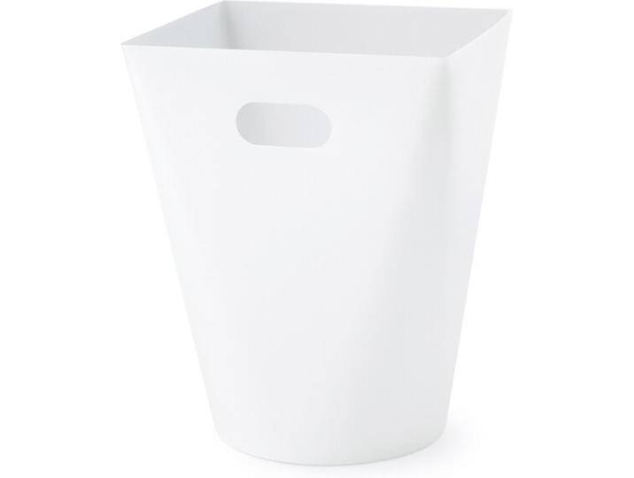 Papierkorb Square Authentics weiß matt, Designer Konstantin Grcic, 35x27x25 cm von CAIRO