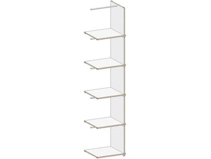 Regalsystem M6 Gentner-Design MDF weiß, Designer Matthias Gentner, 197x40.2x39 cm von CAIRO