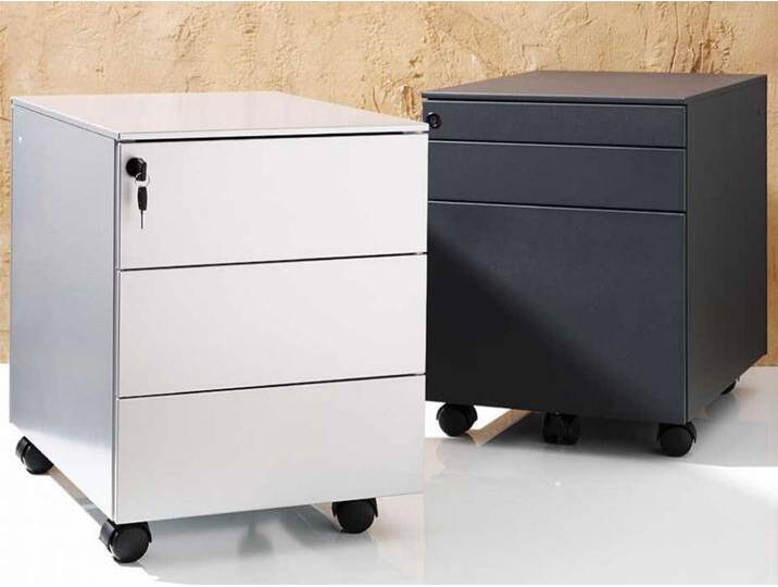 Rollcontainer dieffebi dieffebi anthrazit grau, 55.5x42x53.3 cm von CAIRO