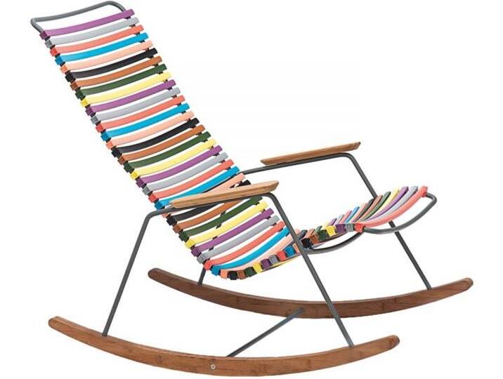 Schaukel-Stuhl Click Houe grau, Designer Henrik Pedersen, 92x100 cm von CAIRO