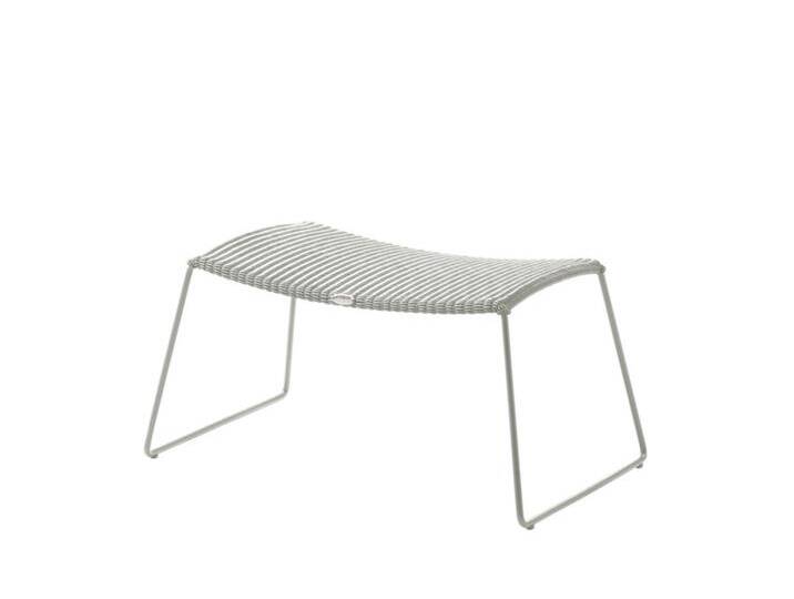 Schemel Breeze Cane-line weiß, Designer Christina Strand, Niels Hvass, 36x72x36 cm von CAIRO