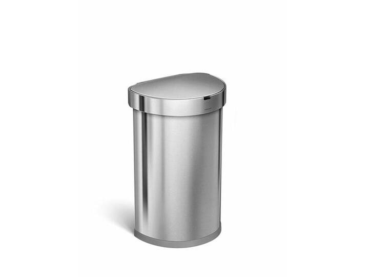 Sensorabfalleimer gebürsteter Edelstahl silber, Designer simplehuman, 64.1x39.1x34 cm Sensorabfalleimer gebürsteter Edelstahl silber, Designer simplehuman, 64.1x39.1x34 cm von CAIRO