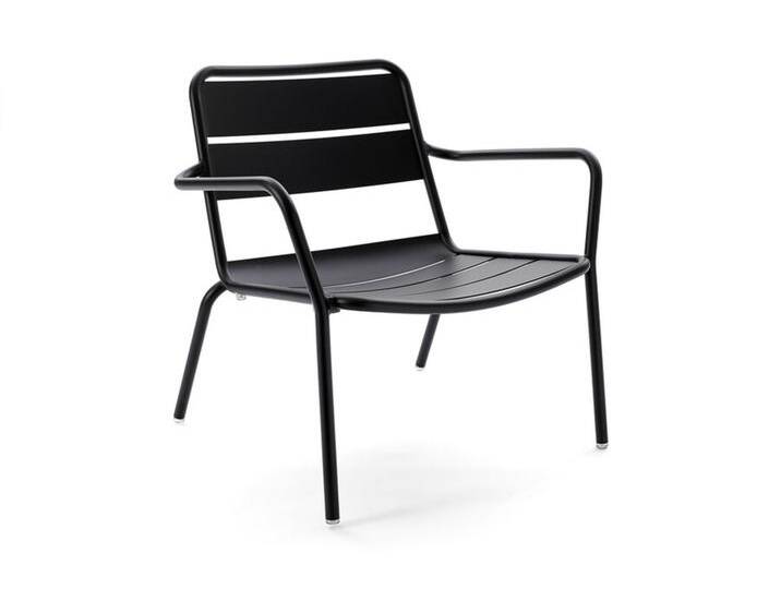 Sessel Malaga schwarz, 72.5x76.7x69.3 cm von CAIRO