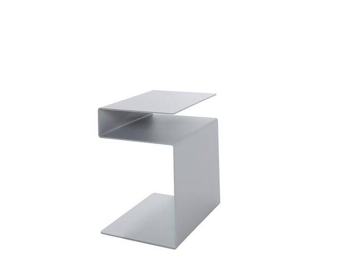 Sofatisch HUK Müller Möbelwerkstätten silber, Designer Michael Hilgers, 44x40x30 cm von CAIRO
