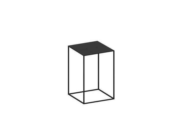 Sofatisch Slim Irony Low Table Zeus schwarz, Designer Maurizio Peregalli, 46x31x31 cm von CAIRO