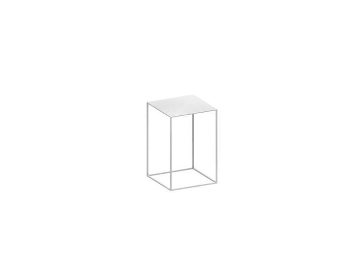 Sofatisch Slim Irony Low Table Zeus weiß, Designer Maurizio Peregalli, 46x31x31 cm von CAIRO