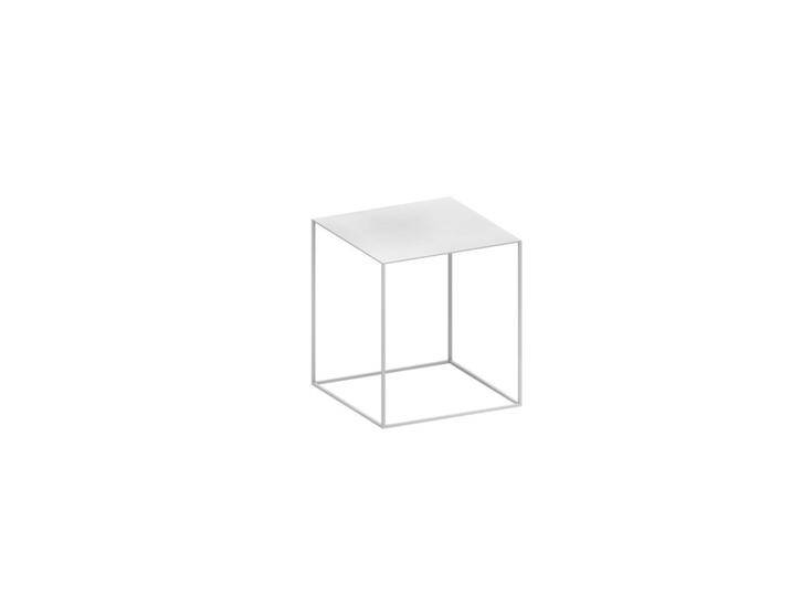 Sofatisch Slim Irony Low Table Zeus weiß, Designer Maurizio Peregalli, 46x41x41 cm von CAIRO