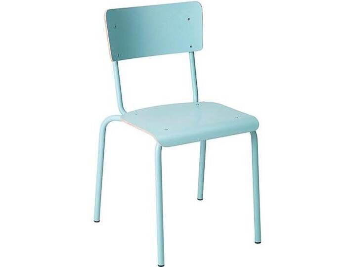 Stapel-Stuhl College blau, Designer Perfecta, 79.5x46x50 cm von CAIRO
