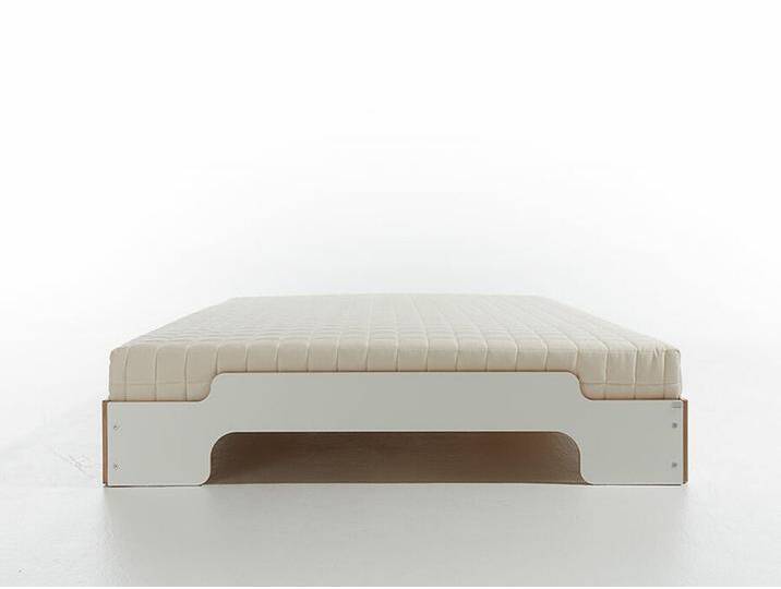 Stapelpoolliege Komfort Müller Möbelwerkstätten weiß, Designer Rolf Heide, 27.5x143x0 cm von CAIRO
