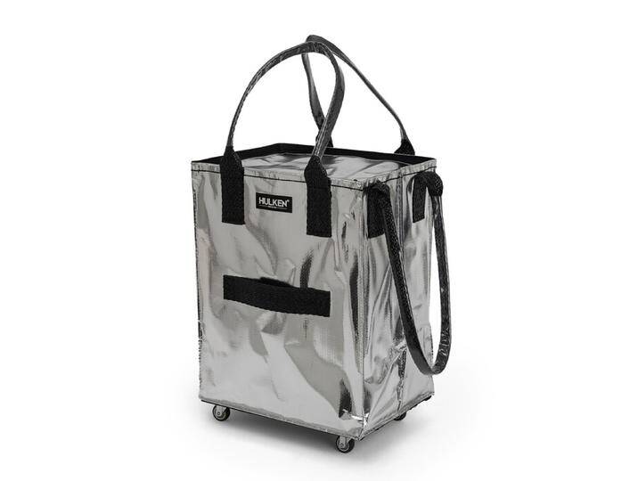 Strandtasche mit Rollen, medium Hulken Bag Hulken silber, Designer Alex & Yoni Sheleq, 56x40x30 cm Strandtasche mit Rollen, medium Hulken Bag Hulken silber, Designer Alex & Yoni Sheleq, 56x40x30 cm von CAIRO