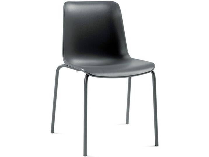 Stuhl Paris Sitzschale dunkelgrau, Designer Perfecta, 79x53x52.5 cm von CAIRO