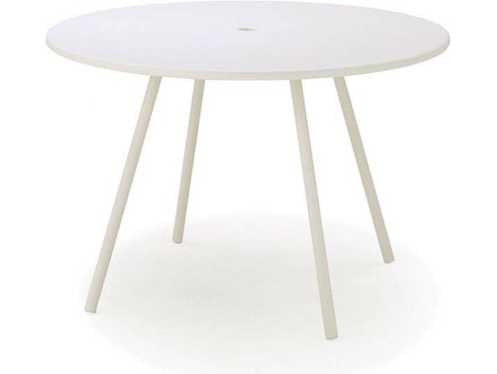 Tisch Area Cane-line Aluminium weiss grau, Designer Hee Welling, Gudmundur Ludvik, 73 cm von CAIRO