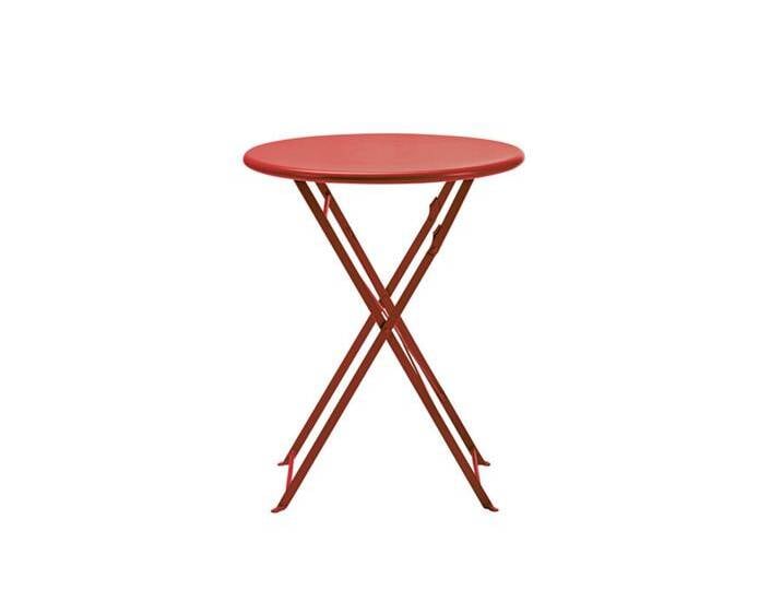 Tisch Flower Ethimo rot, Designer Ethimo Design Studio, 75 cm von CAIRO