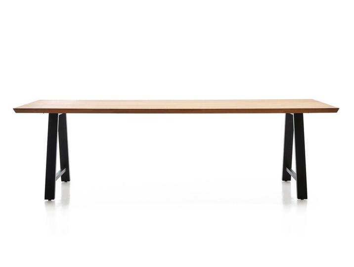 Tisch Matteo Vincent Sheppard Tischplatte Teak unbehandelt braun, 76x215x100 cm von CAIRO