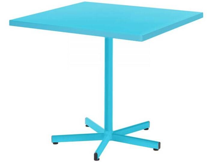 Tisch aus Metall Basic Color Schaffner AG türkis, Designer Schaffner, 72x70x70 cm von CAIRO