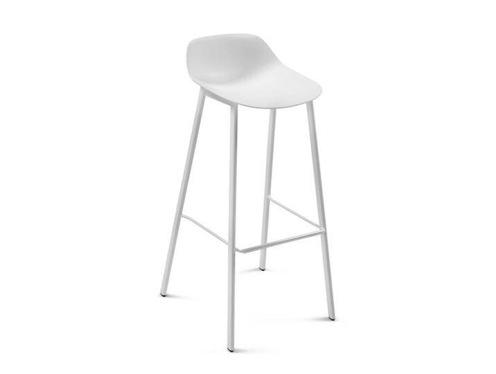 Tresenhocker BarLouis weiß, Designer Perfecta, 97x44.5x50.5 cm von CAIRO