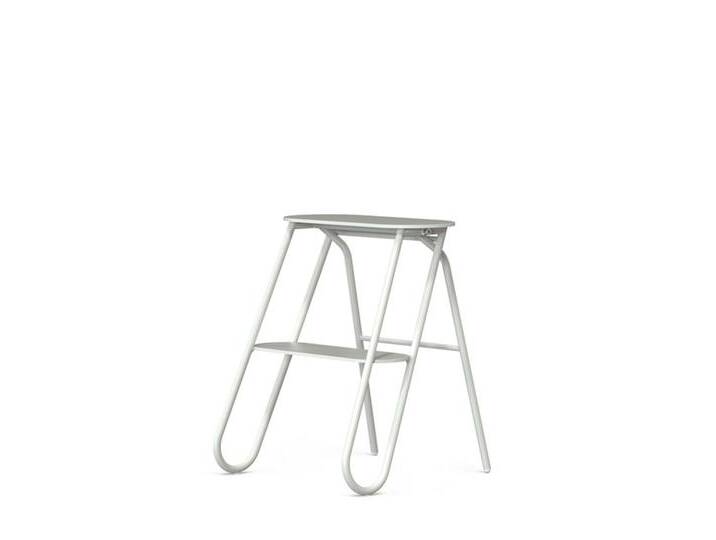Trittstockerl Bukto Frost weiß, Designer Bønnelycke MDD, 46.5x37x40 cm von CAIRO