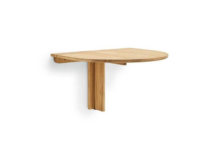 Wandtisch, klappbar Trefoil Form and Refine Eiche geölt braun, Designer Herman Studio, 49x75x68 cm von CAIRO