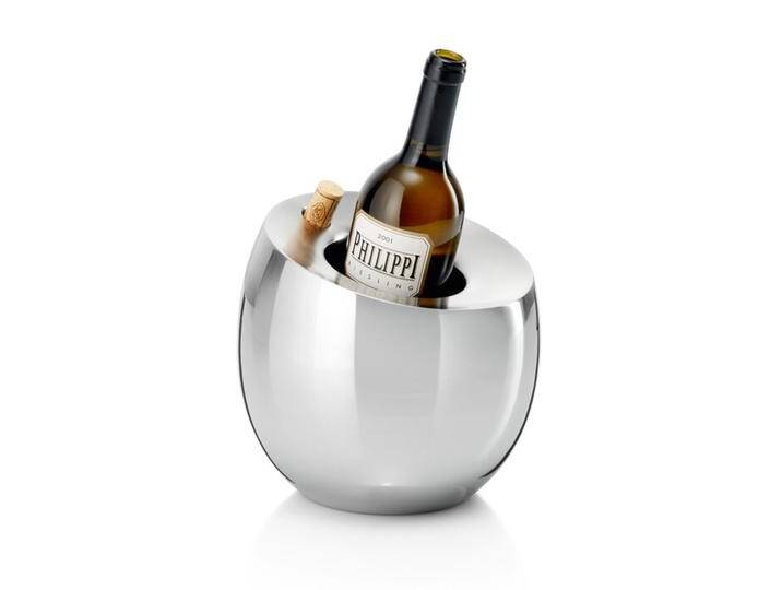 Weinkühler Froid Philippi Edelstahl gebürstet und poliert silber, Designer Metz und Kindler Produktdesign, 20.5 cm Weinkühler Froid Philippi Edelstahl gebürstet und poliert silber, Designer Metz und Kindler Produktdesign, 20.5 cm von CAIRO