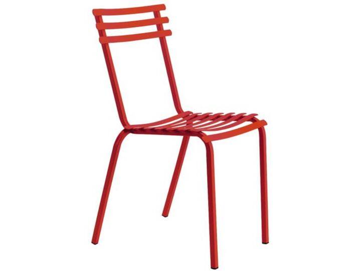 stapelbarer Stuhl Flower Ethimo rot, Designer Ethimo Design Studio, 85x45x52 cm stapelbarer Stuhl Flower Ethimo rot, Designer Ethimo Design Studio, 85x45x52 cm von CAIRO