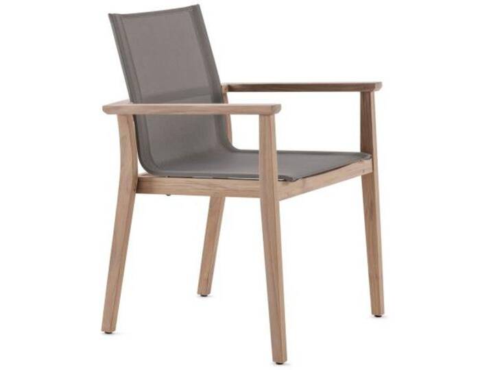 stapelbarer Stuhl Lugano Arco Arredi braun, Designer Povl B. Eskildsen, 85.3x58.6x58.5 cm von CAIRO
