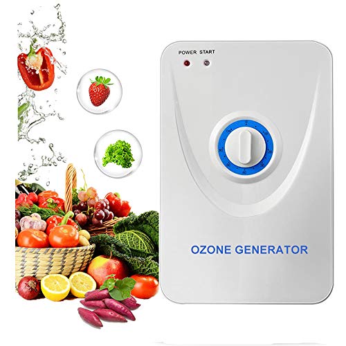 CAIYUE Haushaltsozongenerator, Gemüse, Obst, Fleisch, Wasser- und Luftreinigerausgezeichneter Geruchsreiniger, Ozonreiniger (600 mg/Stunde) von CAIYUE