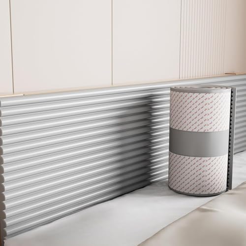 3D-Antikollisions-Wandpolster, Gepolsterte Weiche Wandpaneele, 20/30 Cm Extra Breiter Kantenschutz, Weich Gepolsterte Wandpaneele For Schlafzimmer/Spielzimmer/Kinderzimmer(Gray,30 * 200cm) von CAIYZH
