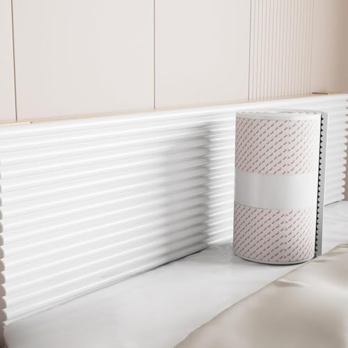 3D-Antikollisions-Wandpolster, Gepolsterte Weiche Wandpaneele, 20/30 Cm Extra Breiter Kantenschutz, Weich Gepolsterte Wandpaneele For Schlafzimmer/Spielzimmer/Kinderzimmer(White,20 * 200cm) von CAIYZH