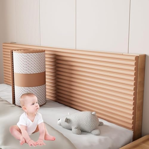 3D-Antikollisions-Wandpolster, Selbstklebende Wandpolster Aus PVC-Baumwolle, Selbstklebende Sicherheitskanten-Eckschutzvorrichtungen, Abziehbare Und Aufklebbare Wandpaneele(Wood) von CAIYZH