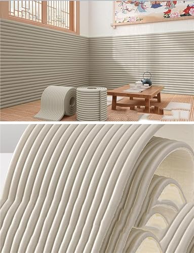 Antikollisions-Wandpolster For Kinder, Selbstklebend, Isolierung Und Kälteschutz, DIY-Abziehen Und Aufkleben Auf Kopfteilpaneele For Schlafzimmer, Tatami, Kinderzimmer, Dekoratives Wandkissen(Gray) von CAIYZH
