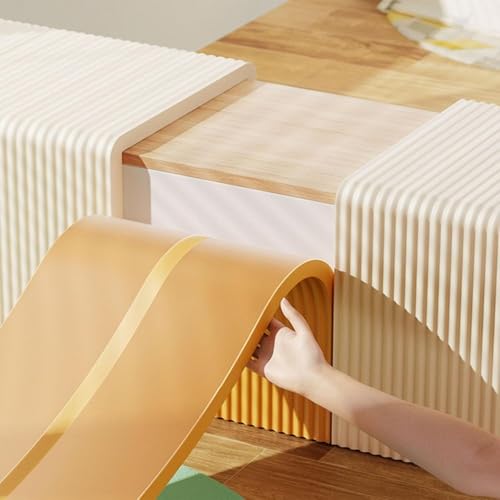 Schaumstoff-Sicherheitsstreifen For Kinder, Gepolsterte Wandpaneele Selbstklebend For Abziehen Und Aufkleben, Gepolsterte Wandpaneele For Schlafzimmer, Kinderzimmer, Wohnzimmer(15 * 200cm) von CAIYZH