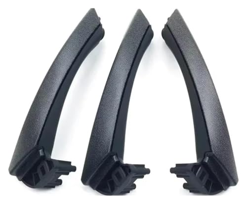 CAIZHICNC Kompatibel mit 3er-Serie Kompatibel mit 316 Kompatibel mit 320 Kompatibel mit 325 Kompatibel mit 328i 2005-2012 LHD RHD Innentür-Zuggriffabckung Verkleidungsersatz(Rhd Set Black) von CAIZHICNC